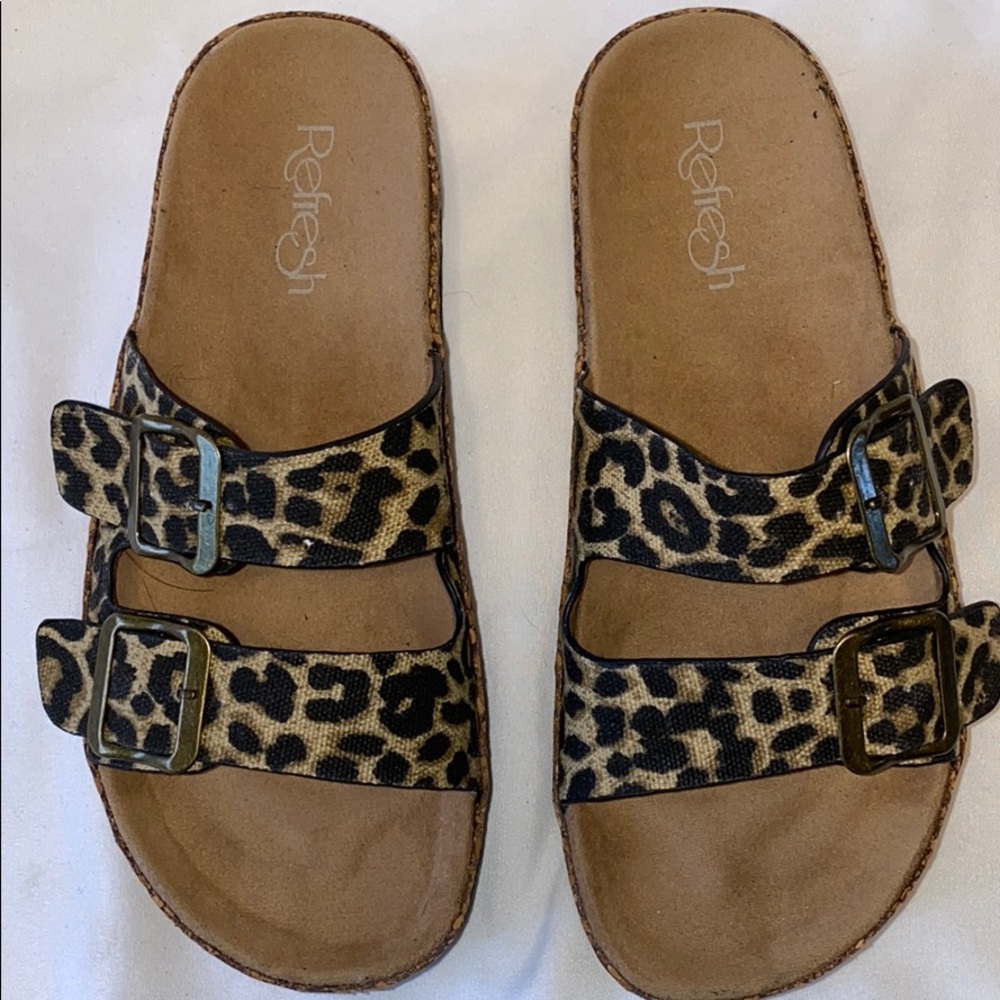 Leopard Print Slides - image 1